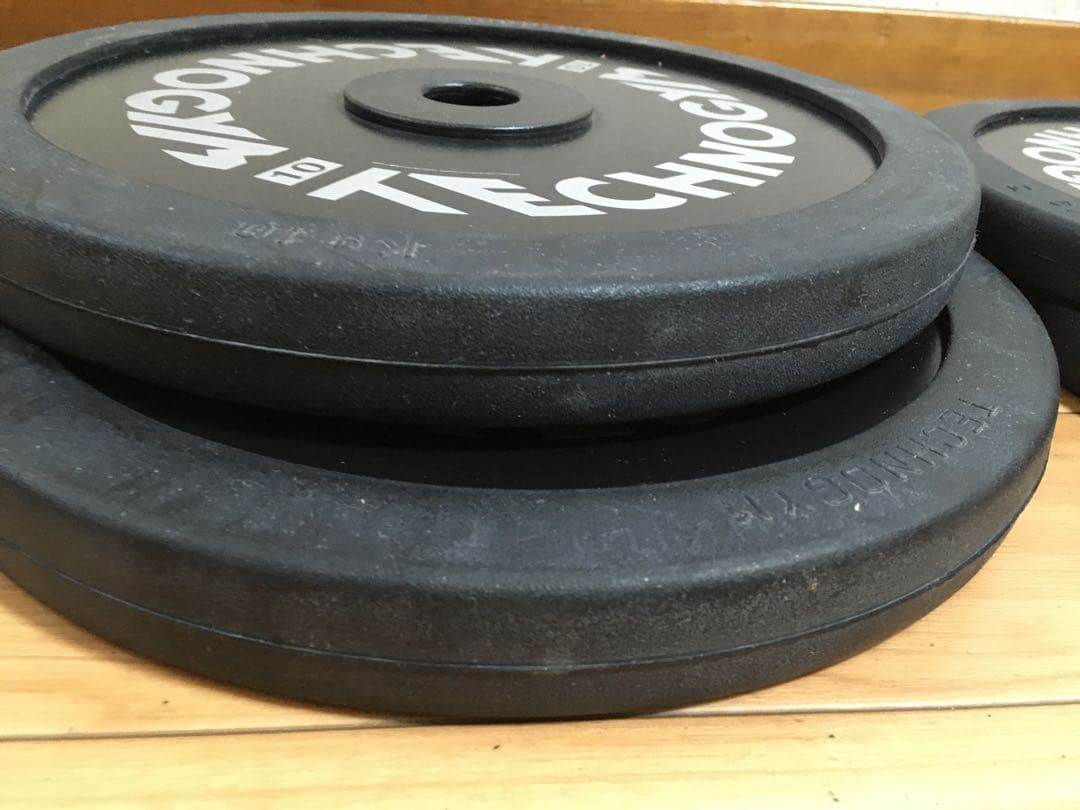 TECHNOGYMバンパープレート穴径／Φ28mm 計42.5kg