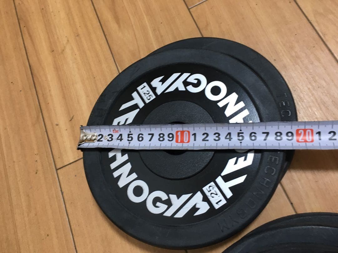 TECHNOGYMバンパープレート穴径／Φ28mm 計42.5kg