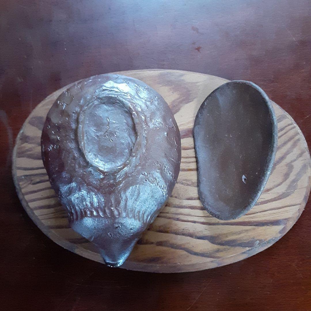 備前焼 宝瓶 (般若心経)／つまみが馬／送料込み