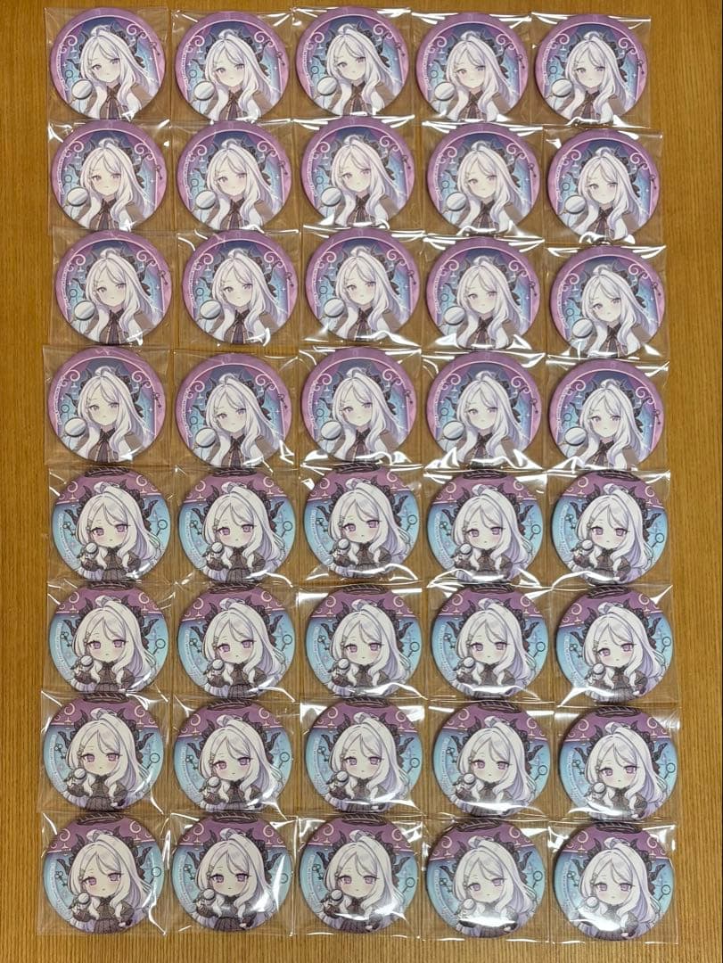 空崎ヒナ　缶バッジ40個　ブルーアーカイブ福岡凸凹サマーミッション