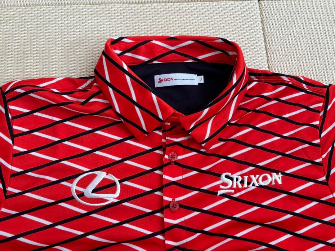 SRIXON×LEXUS スリクソン　レクサス　レッド　LLサイズ　ポロシャツ
