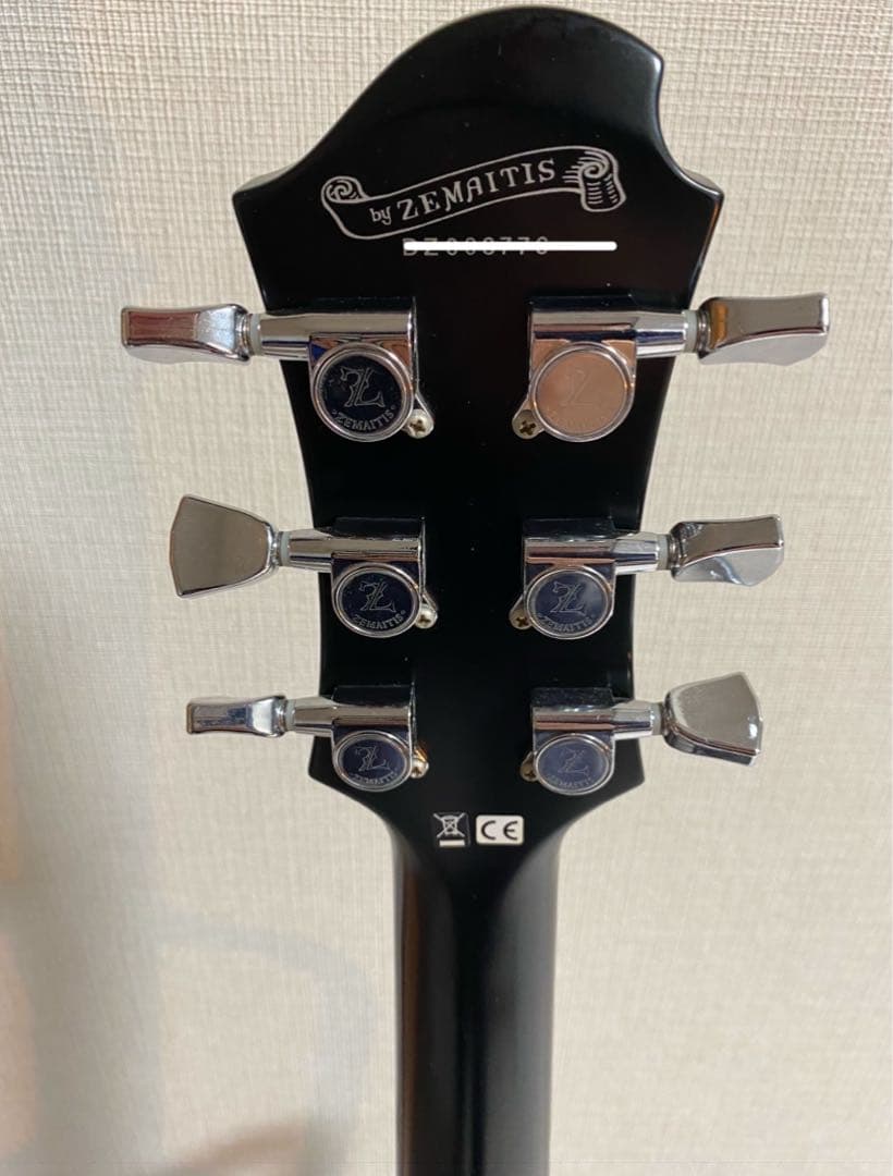 Zematis ゼマイティス　z24 ギター　黒　レスポール　ハム　24フレット