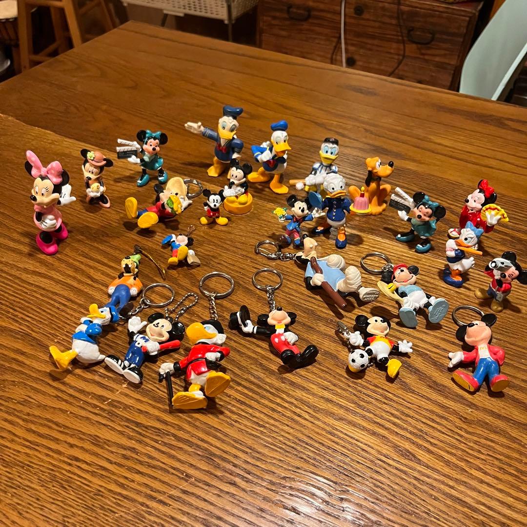 【希少】昭和レトロビンテージ　ディズニーフィギュア　キーホルダー　まとめ売り
