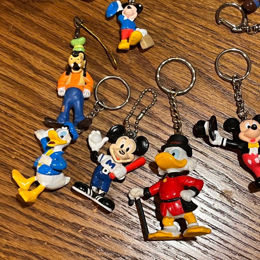 【希少】昭和レトロビンテージ　ディズニーフィギュア　キーホルダー　まとめ売り