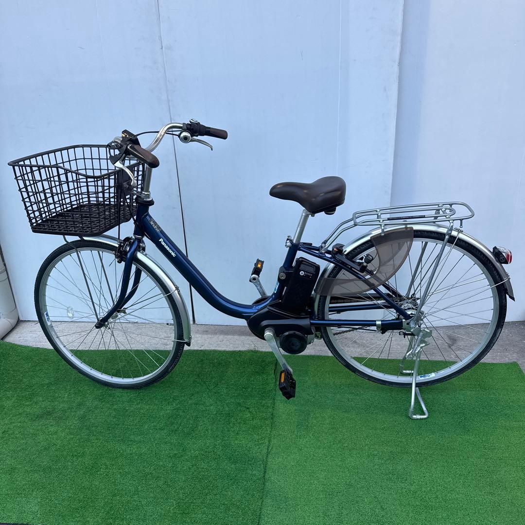 Panasonicパナソニック電動アシスト自転車26インチ 12Ah ブルー美品