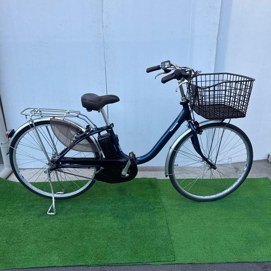 Panasonicパナソニック電動アシスト自転車26インチ 12Ah ブルー美品