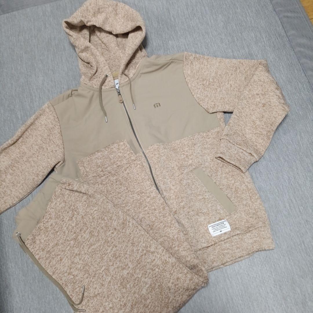 【美品】トラビスマシュー　メンズセットアップ　Ｌサイズ　裏起毛