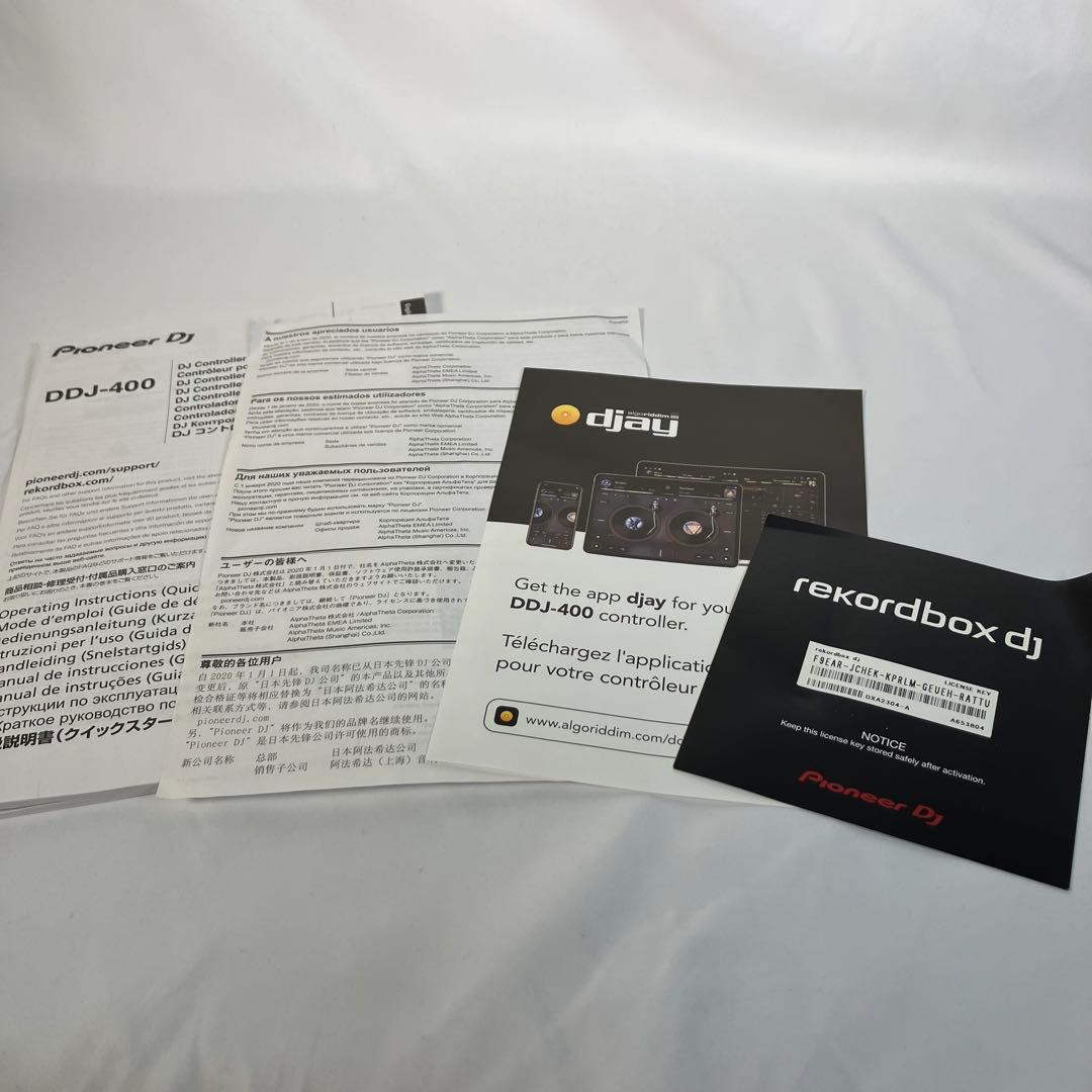 Pioneer DJ DDJ-400 コントローラー　ヘッドフォン付き
