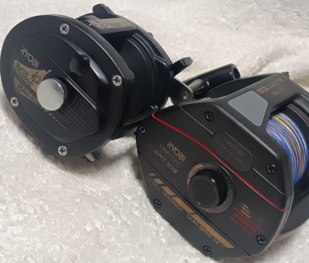 リョービセラテックアラート103スーパーカーボテック両軸船70リール