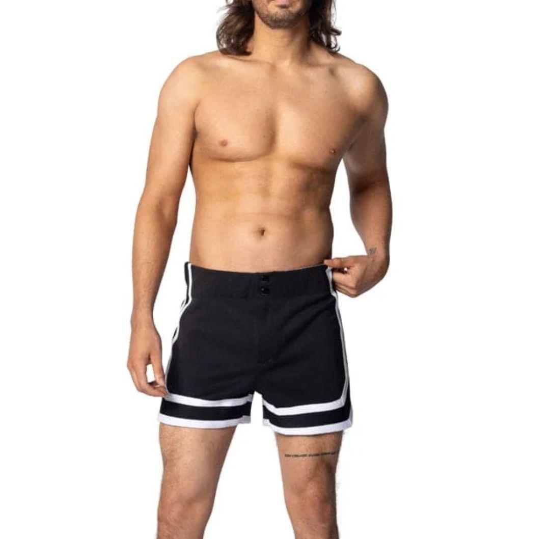 Athletic Stripe Coaches Shorts （＃bike）M