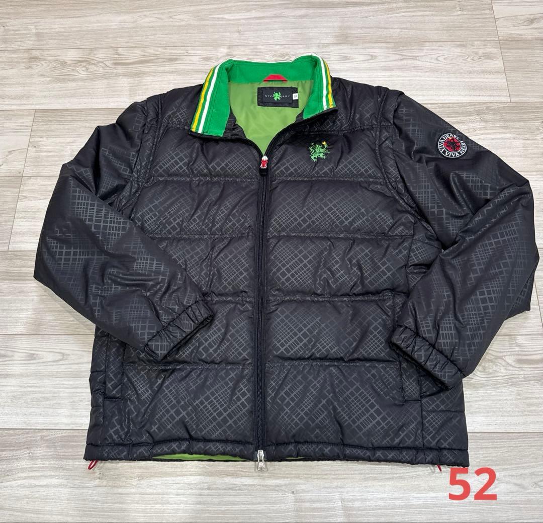 ビバハート　メンズ　ダウンジャケット　2wayアウター　52サイズ