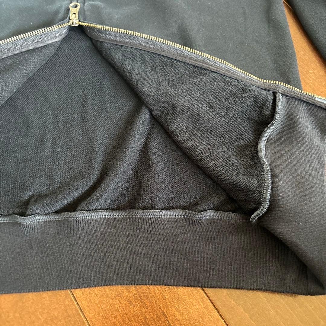 TOPスパン裏毛ウサギワッペン濃紺パーカーサイズ4