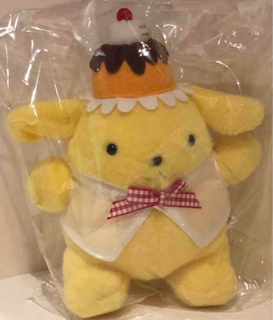 サンリオ ポムポムプリン ぬいぐるみ　1999年 新品タグ付き　❣️激レア❣️