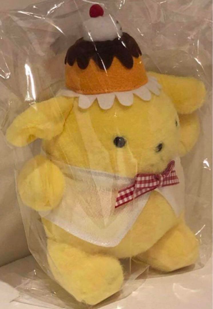 サンリオ ポムポムプリン ぬいぐるみ　1999年 新品タグ付き　❣️激レア❣️
