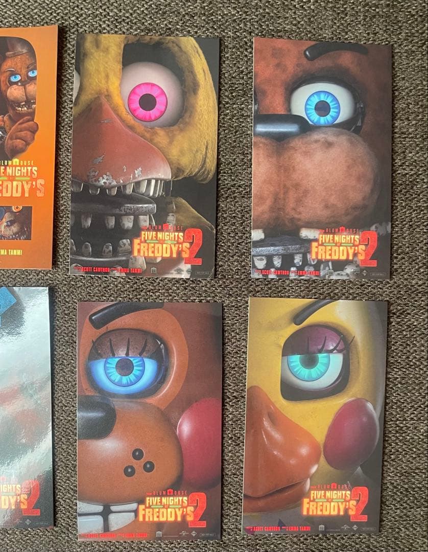 ファイブ・ナイツ・アット・フレディーズ2 入場者特典 ステッカー コンプ