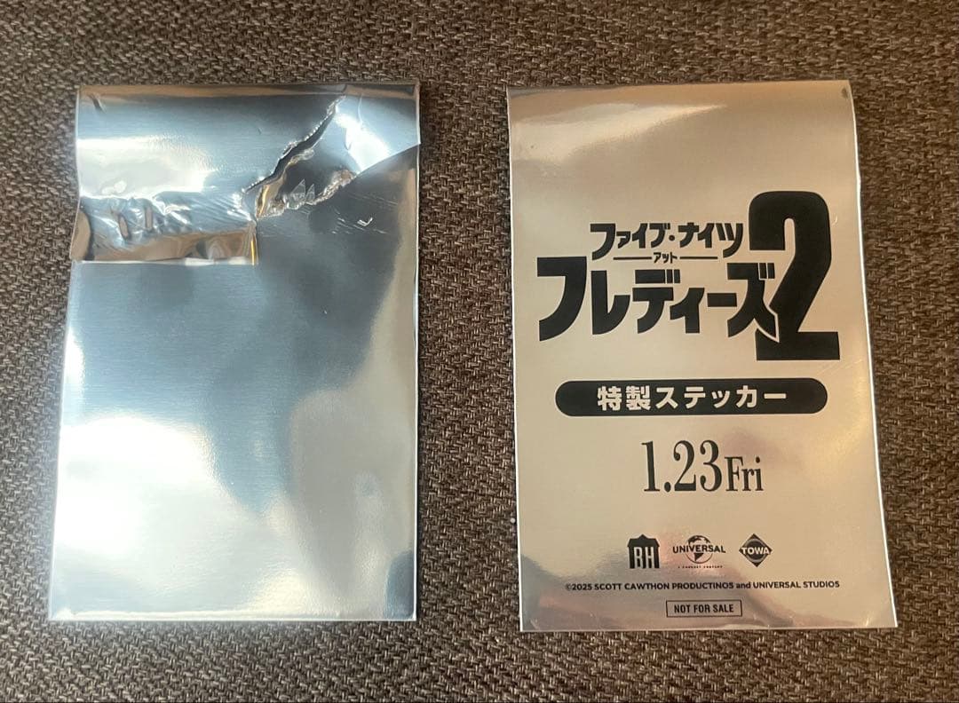ファイブ・ナイツ・アット・フレディーズ2 入場者特典 ステッカー コンプ