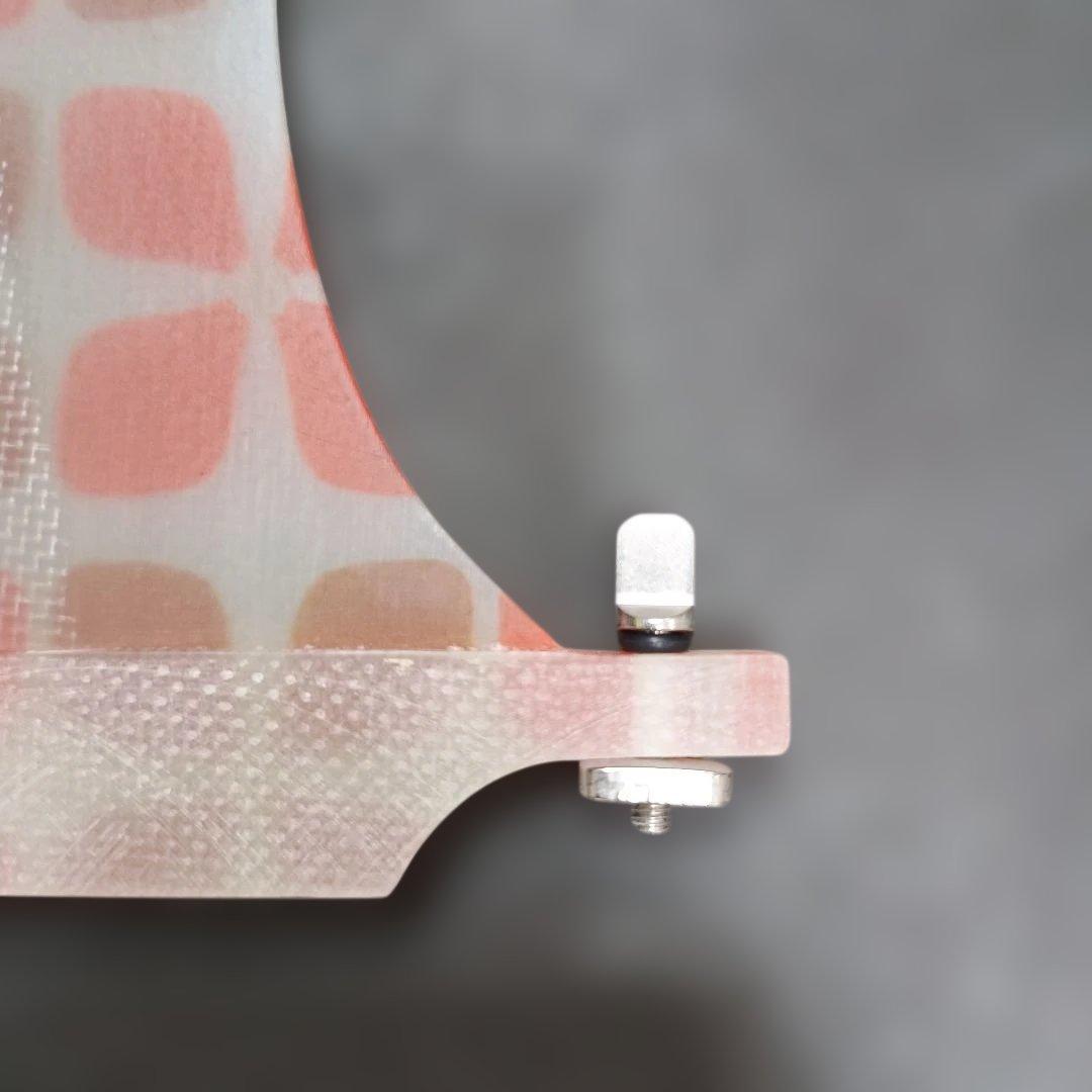 １０インチ　アートグラス仕様　ロングボード　シングルフィン ファイバーグラス製