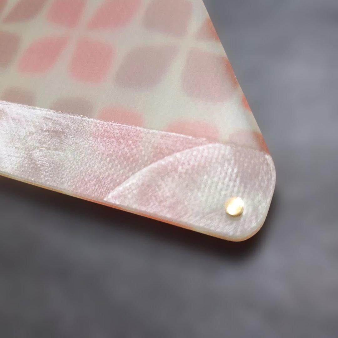 １０インチ　アートグラス仕様　ロングボード　シングルフィン ファイバーグラス製