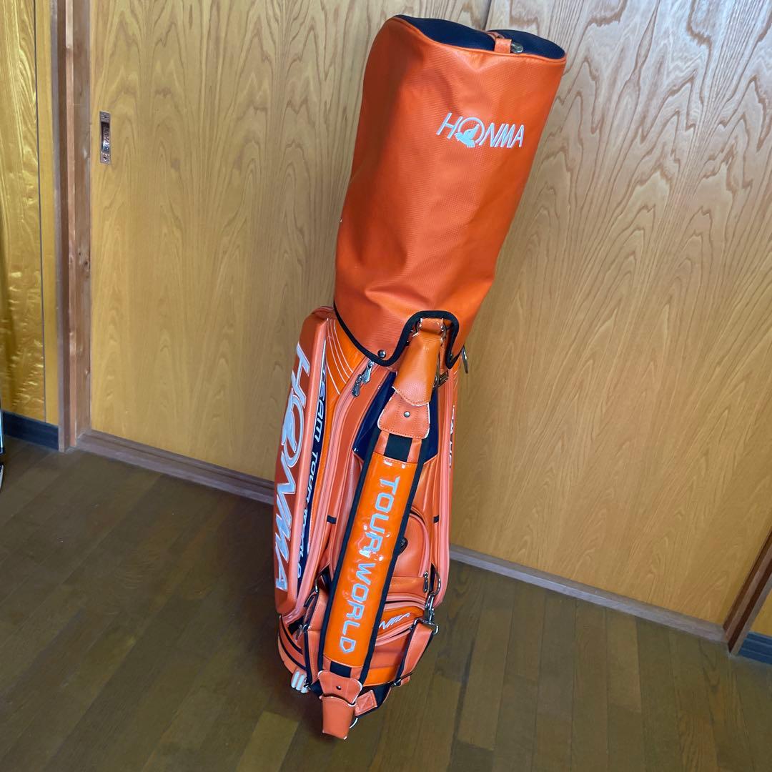 HONMA TOUR WORLD プロモデルキャディバッグ ３点式　オレンジ