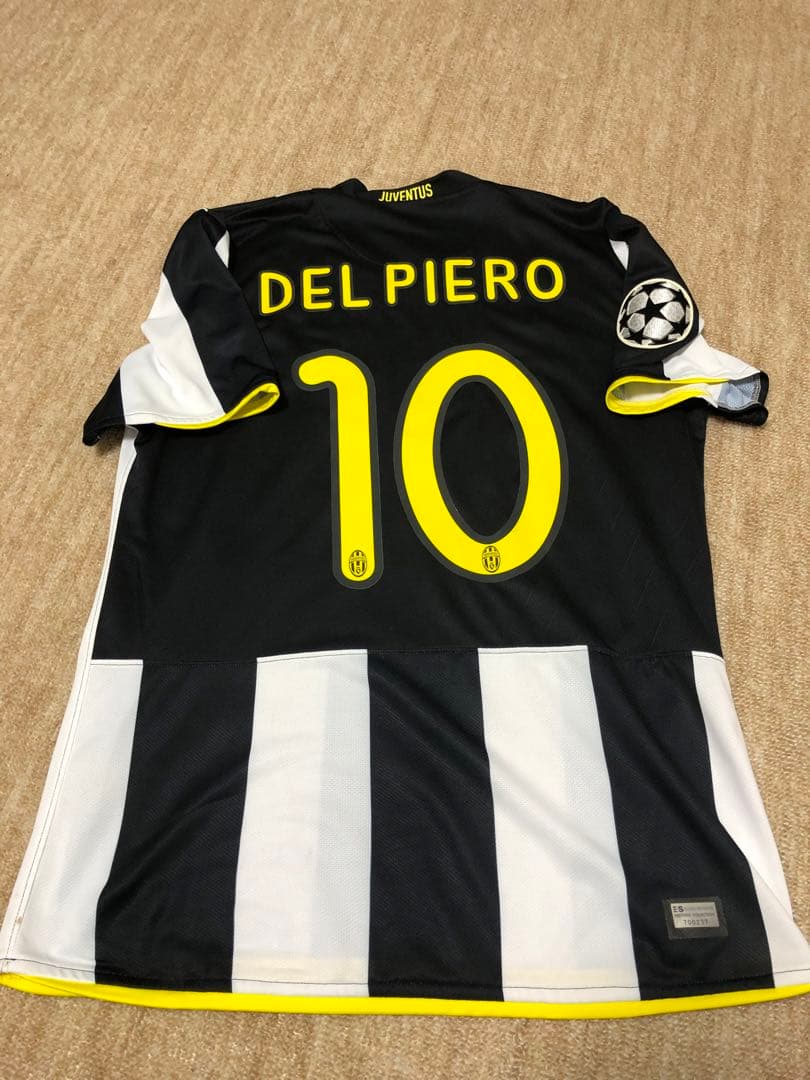 08 09 CL ユベントス　ホーム　デル・ピエロ　ゼニト戦実使用