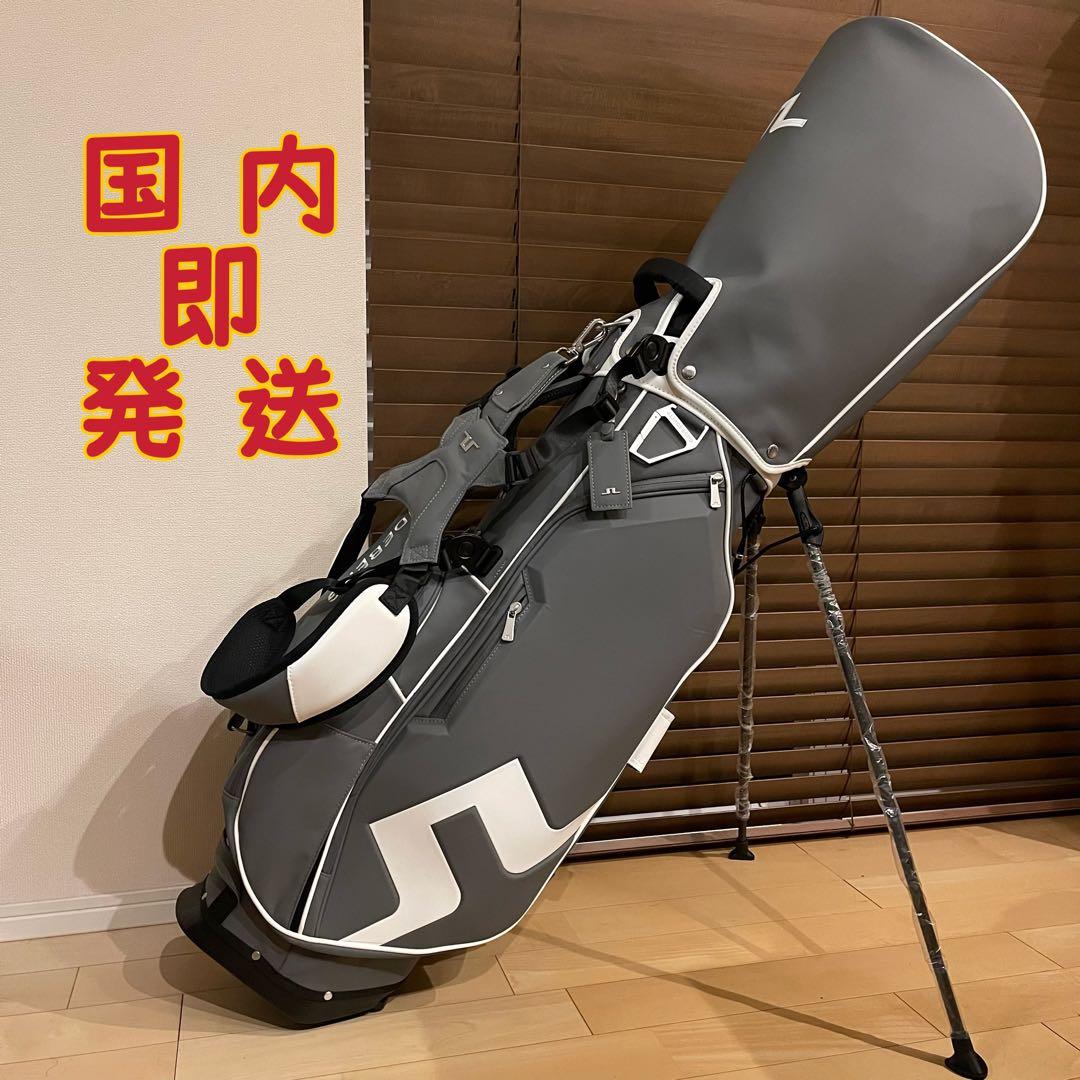 新作J.LINDEBERG ジェイリンドバーグ 高級 キャディバッグ カーボン灰