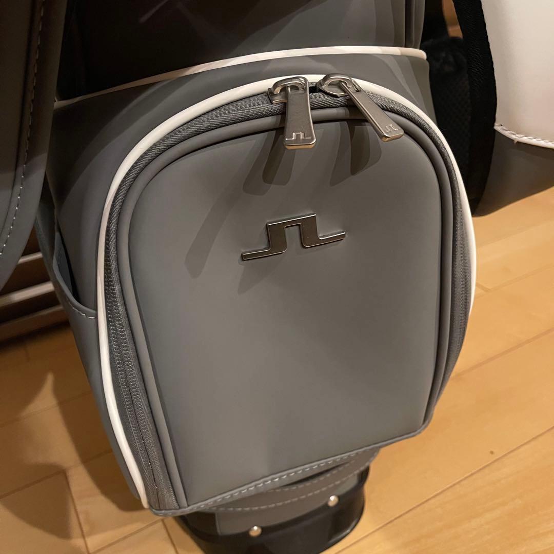 新作J.LINDEBERG ジェイリンドバーグ 高級 キャディバッグ カーボン灰