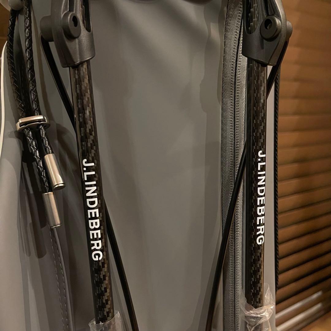 新作J.LINDEBERG ジェイリンドバーグ 高級 キャディバッグ カーボン灰