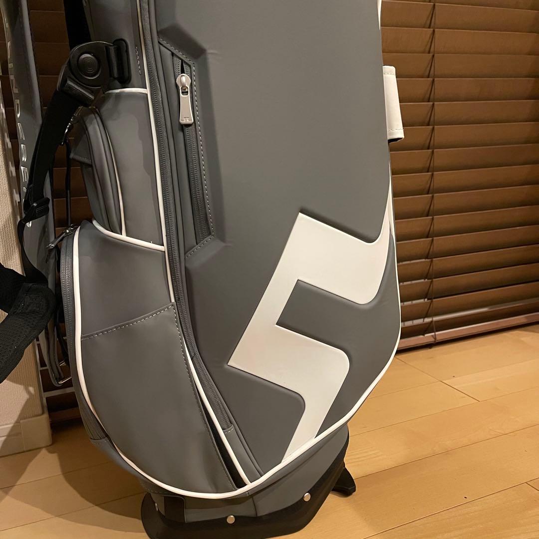 新作J.LINDEBERG ジェイリンドバーグ 高級 キャディバッグ カーボン灰