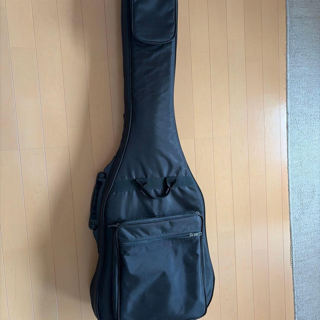 エレキベース ブルー 4弦 ケース付き