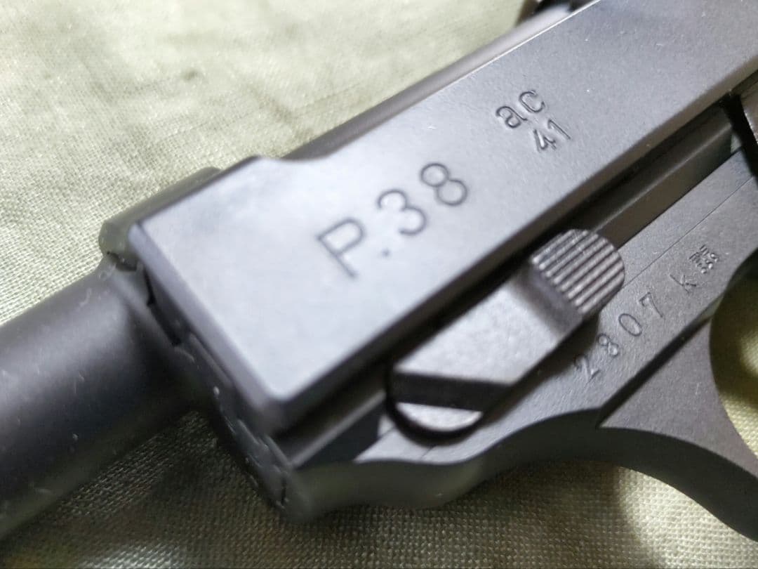 未使用　マルゼン ワルサーP38 ＋スペアマガジン付 ミリタリーモデル