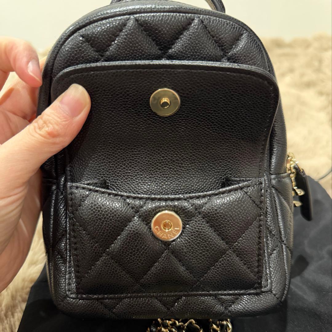 CHANEL MAKEUPバックパック　リュック　キルティング　ノベルティ