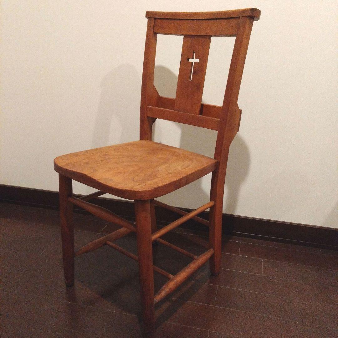 チャーチチェア 教会 いす 椅子 イギリスアンティーク アンティーク ビンテージ