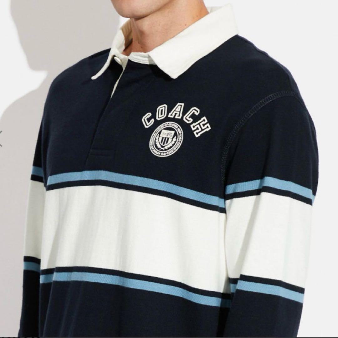 COACH ラガーシャツ　ラグビーシャツ　XXL ポロシャツ