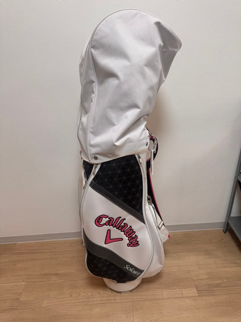 Callaway ソフトキャディバッグ ホワイト・ブラック・ピンク