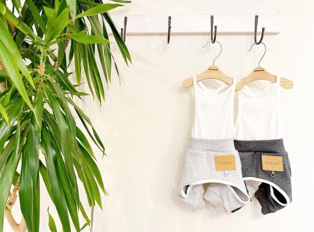 DENIM ROSE ヒートスウェットパンツ