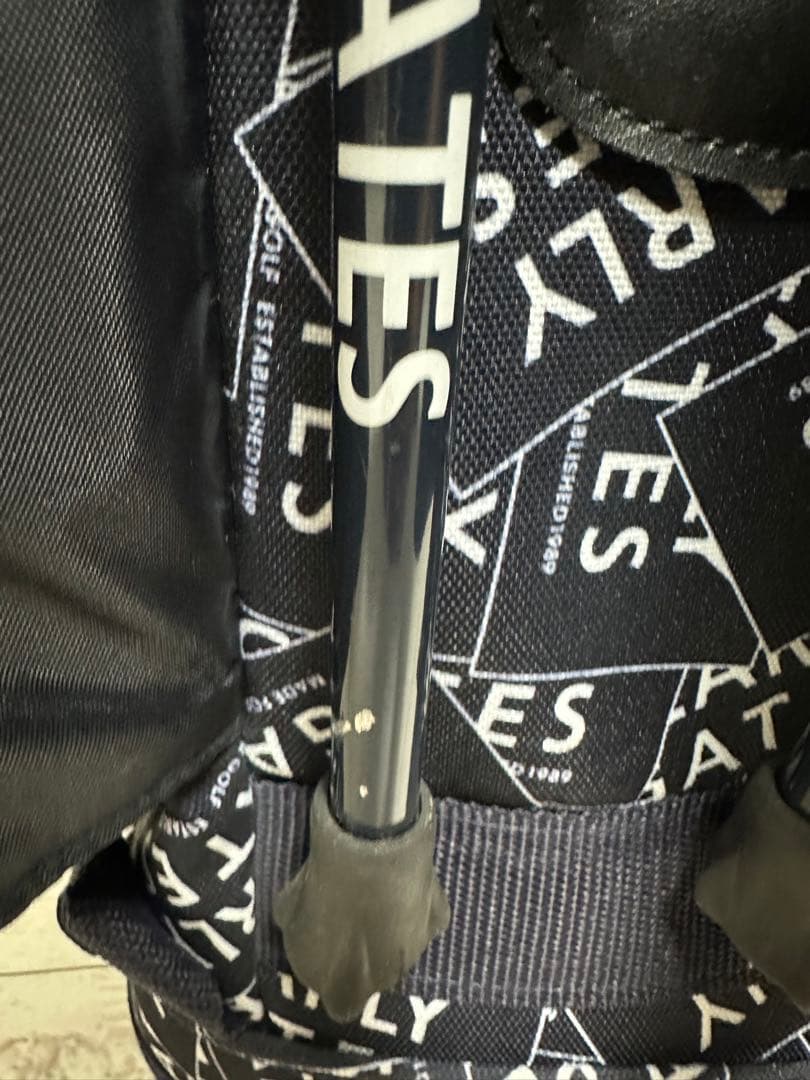 パーリーゲイツ ステッカー柄 スタンドキャディバッグ ヘッドカバーセット