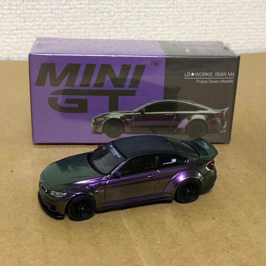 MINI GT　LB WORKS  M4　パープル グリーン メタリック