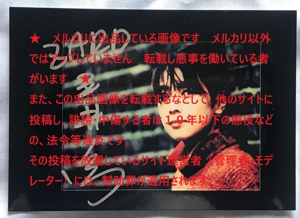 ★ZARD　 坂井泉水　「直筆　生写真」