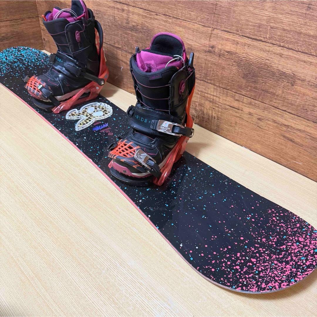 RIDE バートン 　初心者オススメ　レディース　スノーボード3点　値下げ不可