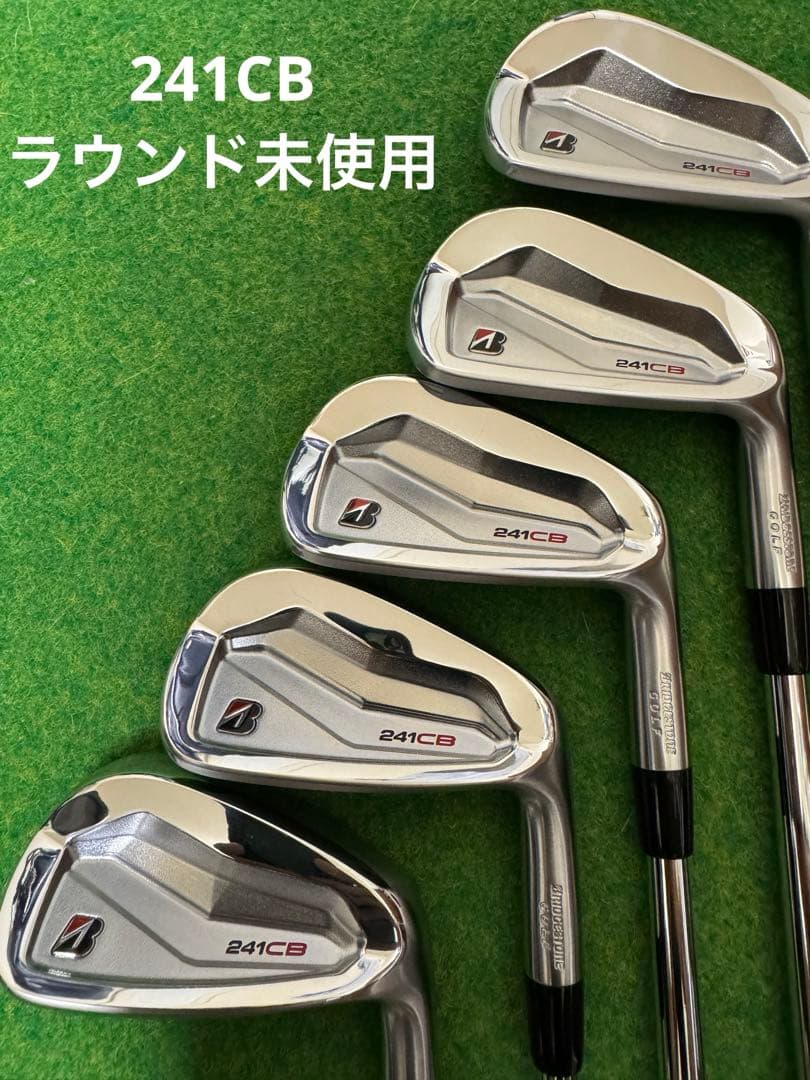 【ラウンド未使用】241CBアイアン5本(6-P) DG105