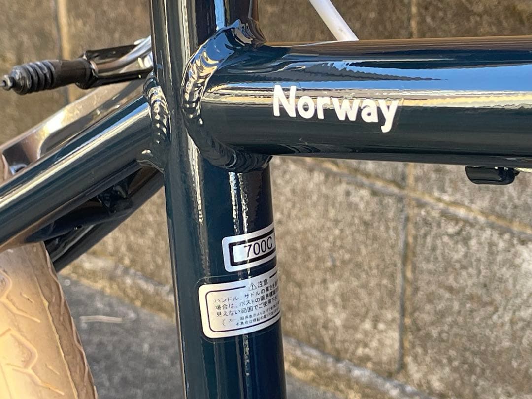 *=͟͟͞͞(˙ᗜ˙ )サッと乗られる！ ノルウェー クロスバイク