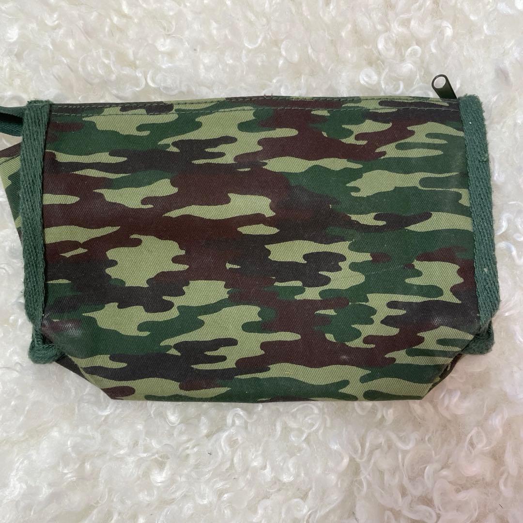 00s 平成レトロ　迷彩ドクロ筆箱　ペンケース　y2k 平成ギャル　平成女児