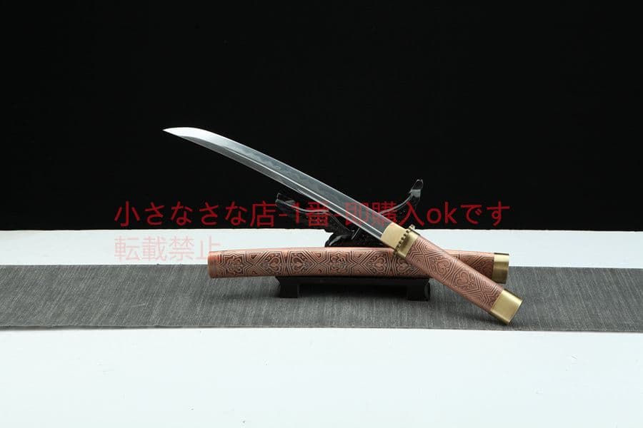 武具　刀装具　日本刀　模造刀　 肋差 短刀 居合刀 紫銅 こけし神