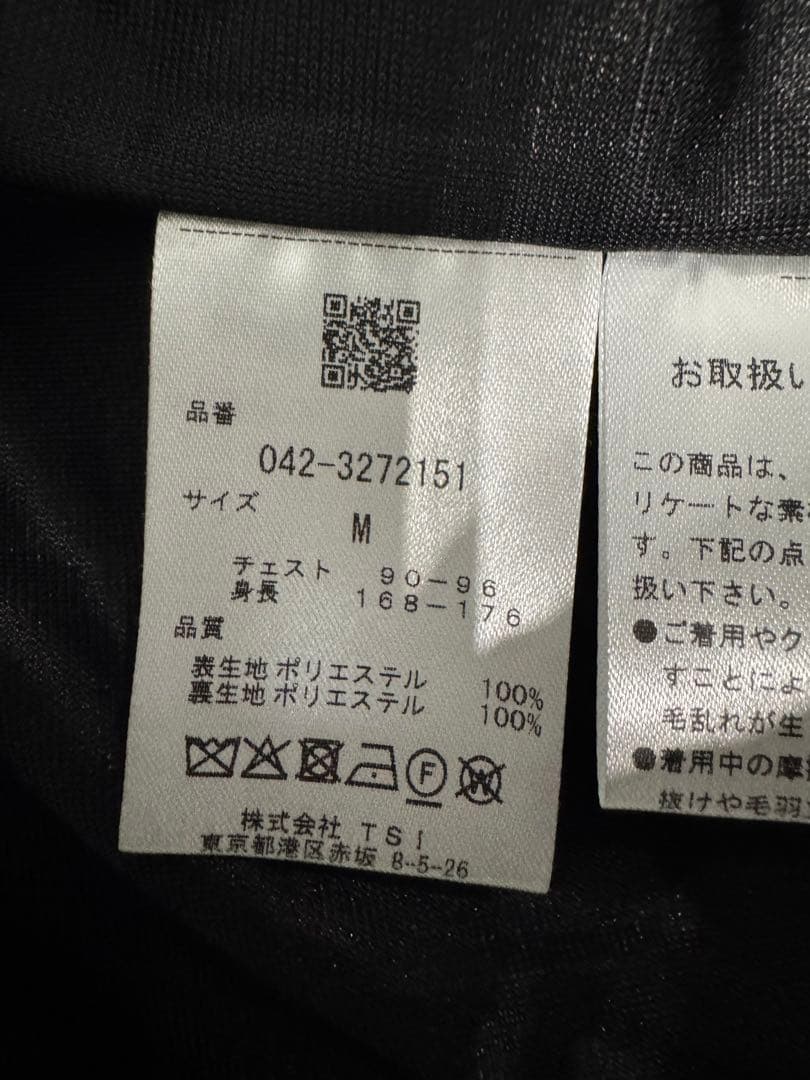 St ANDREWS ブラック ジップアップジャケット Mサイズ