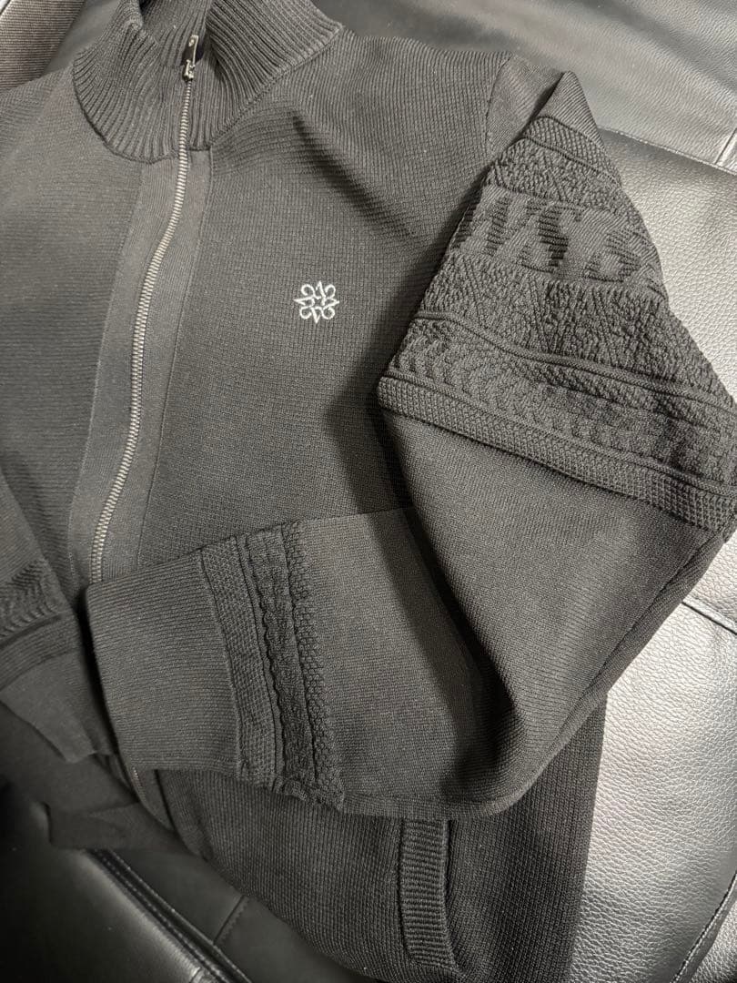 St ANDREWS ブラック ジップアップジャケット Mサイズ