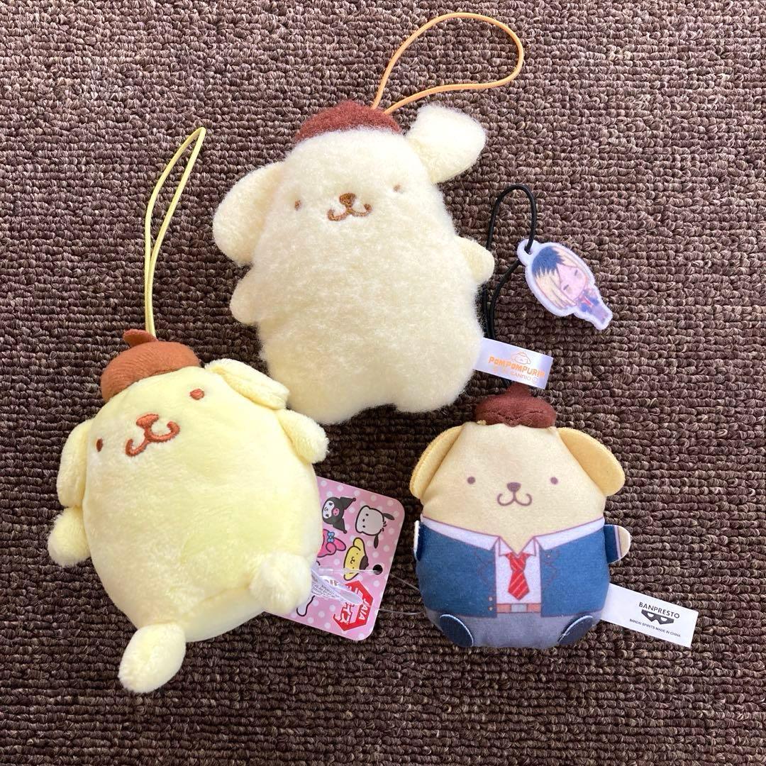 サンリオ　ポムポムプリン　マフィン　ぬいぐるみ　マスコット　レトロ　まとめ売り