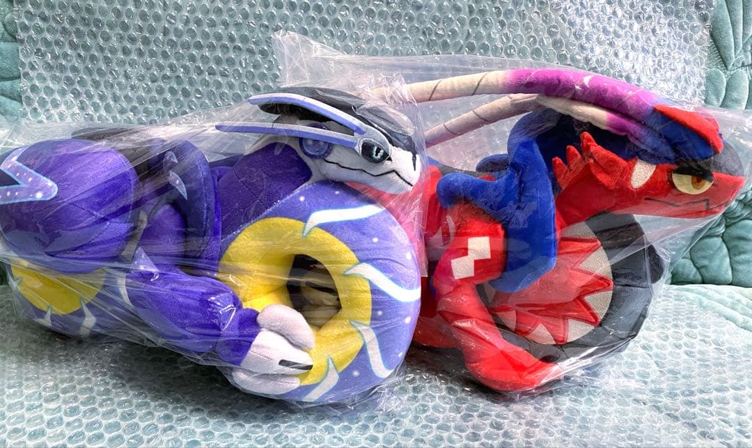 ポケモンぬいぐるみ コライドン(しっそうけいたい)&ミライドン(ドライブモード)