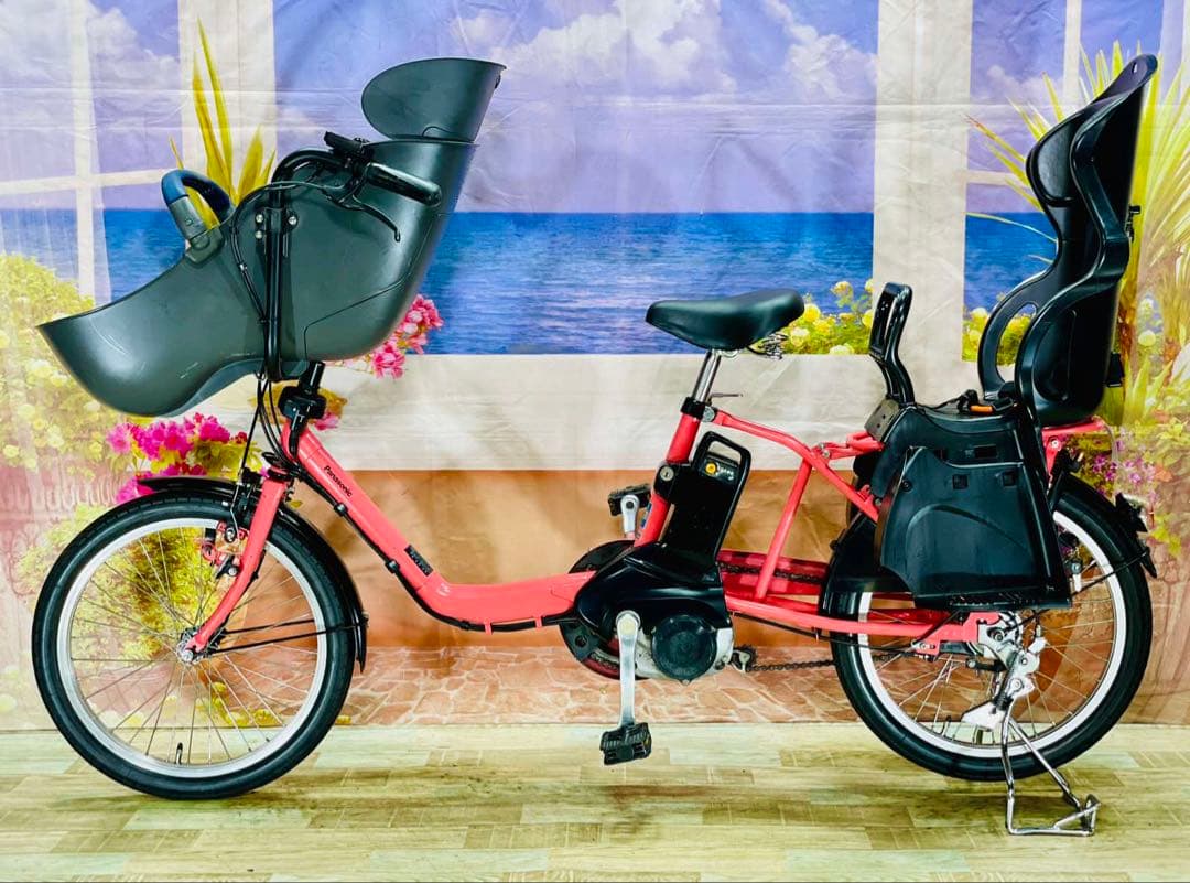 そうギュットCOMBIシート⭐️12AH！子供乗せ電動自転Y2762