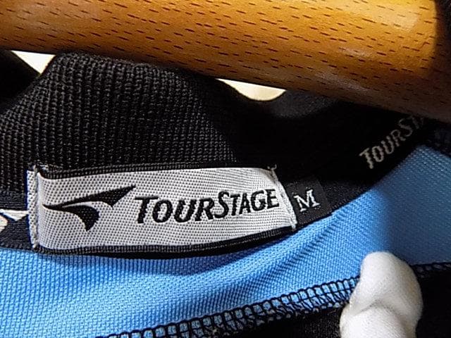 65227　ツアーステージ　長袖dポロシャツ　黒　M