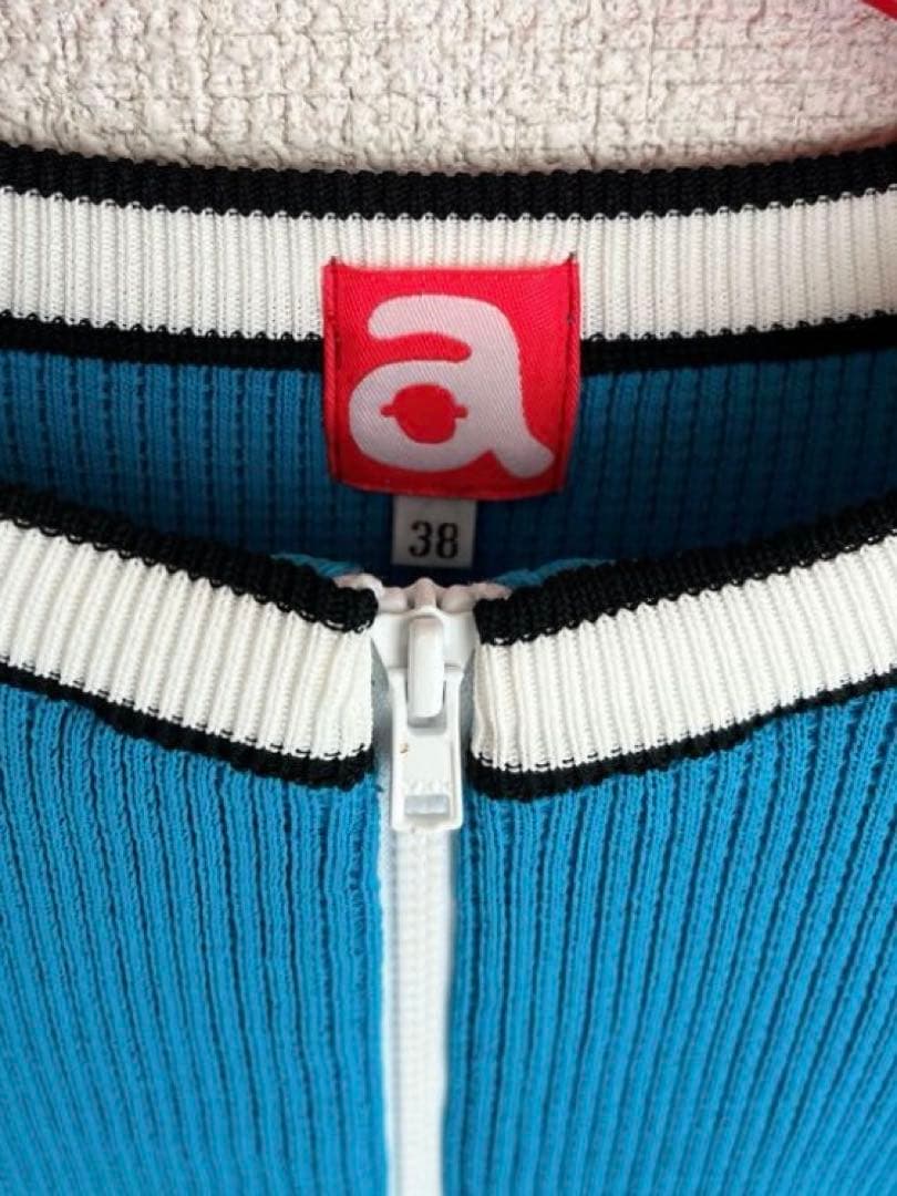 archivio 青 ジップアップ 38